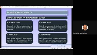 Gestión de Operaciones  Indicadores Logisticos [upl. by Ammej51]