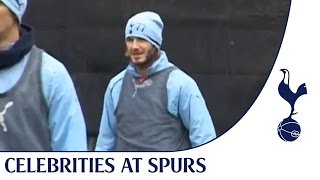 David Beckham training with Spurs [upl. by Kensell635]