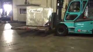 Електричний вилковий навантажувач 8 тонн Rated Capacity Electrical Forklift for Airport Use [upl. by Garwin]