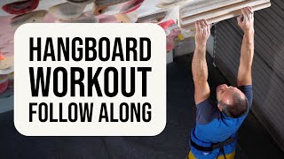 Hangboard 30min follow along workout intermediatebeginner [upl. by Wasson]