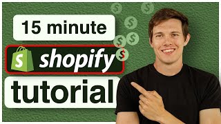 Shopify Tutorial 2024  Make A Pro eCommerce Store in 15 Minutes [upl. by Harte970]