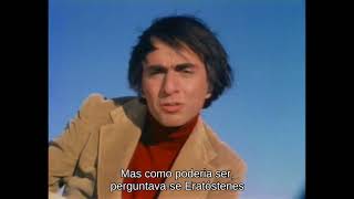 Carl Sagan explica como Eratóstenes calculou a circunferência da Terra no século III AC [upl. by Ecnahs955]