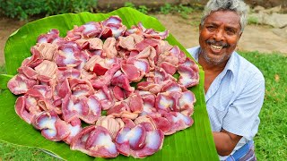 60 CHICKEN GIZZARDS FRY  Spicy Chicken Gizzards Pepper Fry Recipe  Village Daddy Channel [upl. by Seftton]