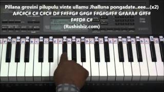 Brindaavanamidi Andaridi  Piano Tutorial Missamma  1200 SONGSPDF BOOK 399 7013658813 [upl. by Hseham170]