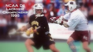 NCAA Lacrosse Championship 95 Adelphi vs Springfield [upl. by Piderit]