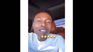 NBA Big B Diss King Von IG Live  NERD FOOTAGE [upl. by Dougherty]