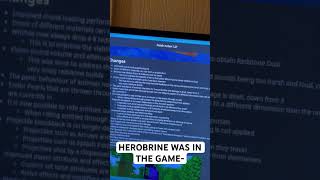 REMOVED HEROBRINE [upl. by Kulsrud408]