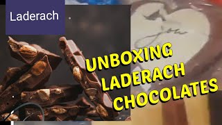 UNBOXING LADERACH CHOCOLATE chocolate laderach unboxing [upl. by Eybbob720]