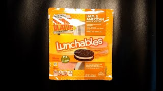 Opening Lunchables Ham amp American Cracker Stackers [upl. by Roper]