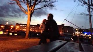 Drunk woman talking to statue [upl. by Dunaville621]