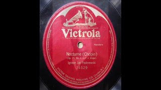 Paderewski  Chopin  Nocturne in F Op152 1917 [upl. by Rosenbaum]