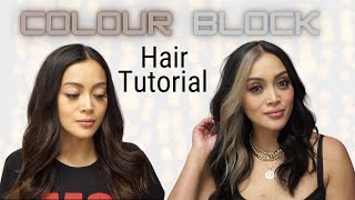 2022 HAIR TREND  Simple Colour Blocking Tutorial [upl. by Eedahs]