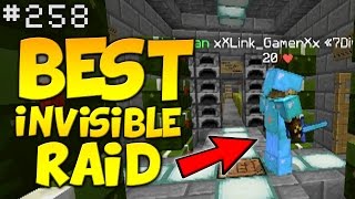 MY BEST INVISIBLE RAID EVER  Minecraft FACTIONS 258 Invisible Factions Raid [upl. by Alyss890]