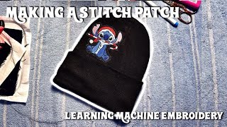 Making A Stitch Patch  Holiday Embroidery [upl. by Carlin]