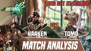 Guilty Gear Match Analysis HaakenSol vs TomoLeo Long Set [upl. by Masry]