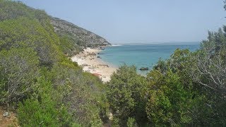 Praia dos Galapinhos na Arrábida em Setúbal Portugal [upl. by Eciened]