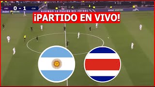 ARGENTINA vs COSTA RICA EN VIVO 🔴 EN VIVO AMISTOSO INTERNACIONAL ⚽️ [upl. by Damal]