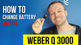 How To Change Weber Q Ignitor Battery  Weber Grill Ignitor Battery Replacement 2022 [upl. by Pfosi]