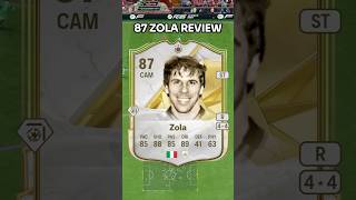 87 Zola Review in EAFC25 shorts fifa ultimateteam icon fc25 zola fyp trending [upl. by Fabrin]