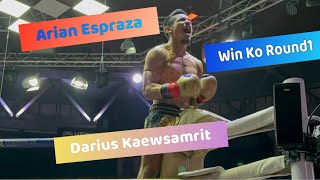 Arian Esparza vs Darius Kaewsamrit  Knockout Round1 22 Oct 2024 [upl. by Eenalem]