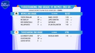 Tuggeranong 2nd Grade v WCMCC 2nd Grade [upl. by Vudimir718]