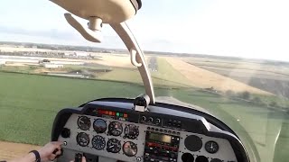 HD Pilots Eye ✈ Atterrissage lâché solo mouvementé à Lille Lesquin  HR200  PPL [upl. by Meeks]