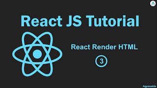 ReactJS Tutorial  3 React Render HTML [upl. by Hartley]