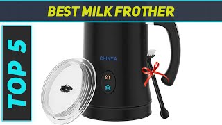 Top 5 Best Milk Frother in 2024 [upl. by Hackett44]