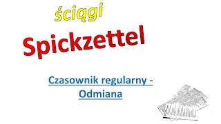 Odmiana regularna czasownika  Ściąga  Niemiecki dla początkujących [upl. by Daniell]