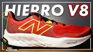 SUPER COMFORTABLE or OVERCUSHIONED New Balance Fresh Foam X Hierro v8 Initial Review Run4Adventure [upl. by Zusman128]