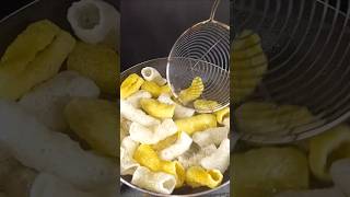 Crispy Finger Chaat ASMRshorts asmr youtubeshorts viralvideo chaat food shortsvideo [upl. by Einafats388]