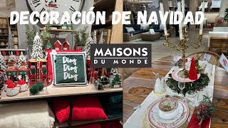 Decoración de Navidad  MAISONS DU MONDE 2024 [upl. by Karlow720]