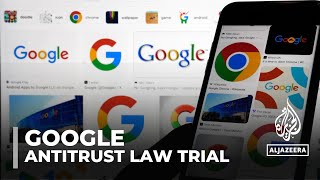 Google antitrust law trial US court says google is a monopolist violated law [upl. by Atsilac540]