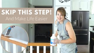 How to Paint Railing Without Sanding  How to Skip This Tedious Step and Still get Pro Results [upl. by Kally]