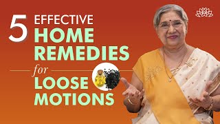 Top 5 Effective Home Remedies for Loose Motions  Simple Solutions for Diarrhea Relief  Dr Hansaji [upl. by Buff]