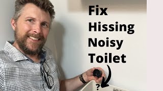 How to fix a hissing toilet Two causes [upl. by Arannahs6]