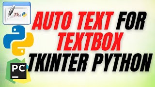 insert auto text for textbox in tkinter python  Python Tkinter GUI Tutorial [upl. by Einnim]