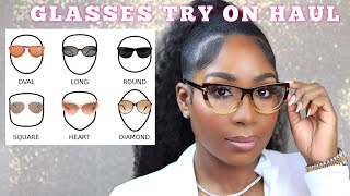 HOW TO CHOOSE THE BEST GLASSES FOR YOUR FACE SHAPE FT VOOGUEME  TRYON HAUL  STEPHANIE VOLTAIRE [upl. by Aninotna692]