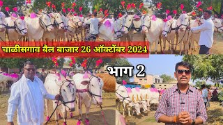 आजचा live 🔴 चाळीसगाव बैल बाजार 26 ऑक्टोंबर 2024  आज बाजारात फुल गर्दी😱 बैलबाजारमहाराष्ट्रचा [upl. by Cordi]