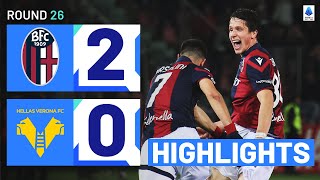 BOLOGNAVERONA 20  HIGHLIGHTS  Bologna break into the top 4  Serie A 202324 [upl. by Airad]