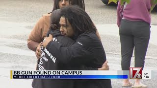 Students parents speak after Middle Creek High School in Apex was placed on lockdown [upl. by Naeroled]