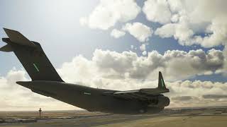 C17 Globemaster  Crash at Abu Dhabi Airport [upl. by Niels]