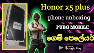 Honor X5 plus entry level Phones review in Pubg mobile game play in srilanka 🇱🇰 [upl. by Aihsercal]