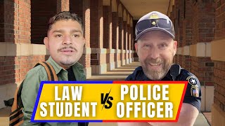 Real Lawyers React Law Student Outsmarts Cop [upl. by Araet]