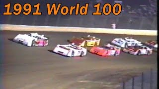 1991 World 100 at Eldora Speedway BMain Feature [upl. by Eekcaj]