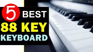 Best 88 Key Keyboard 2024 🏆 Top 5 Best 88 Key Keyboard Reviews [upl. by Alsi]