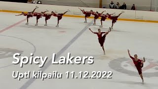 Spicy Lakers  UpTl kilpailu 11122022  Synchronized skating [upl. by Mattson356]