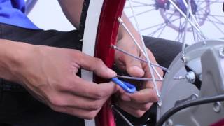 How to Tighten Your Bicycle Spokes [upl. by Danell]