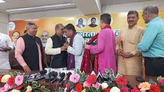 Newly elected BJP MLAs felicitated at BJP HQ Jammu [upl. by Aihtebat856]