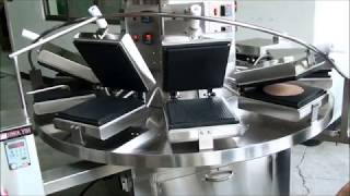 HY910 Automatic continuous ice cream cone biscuit cracker machine 連續式自動冰淇淋餅乾機 [upl. by Yetac]